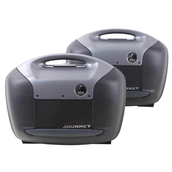 KUFFERTSETT JOURNEY Recon 2x42L Black/Arctic