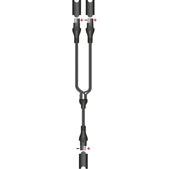 SAEGATE Y-splitter u/sikringer
