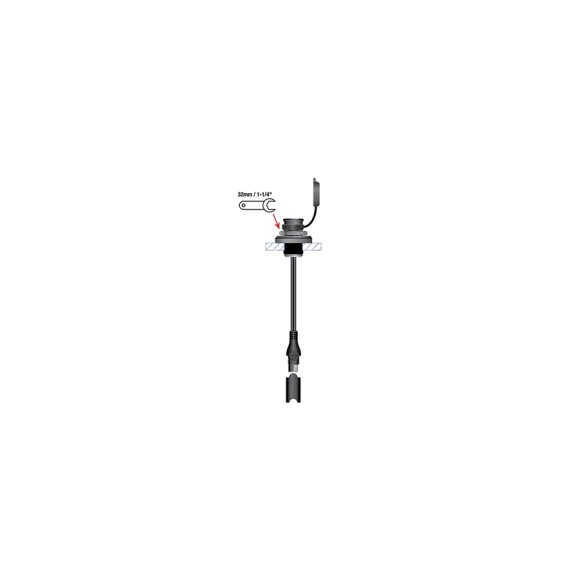 SAE plugg for innbygning Ø25mm/L=15cm *