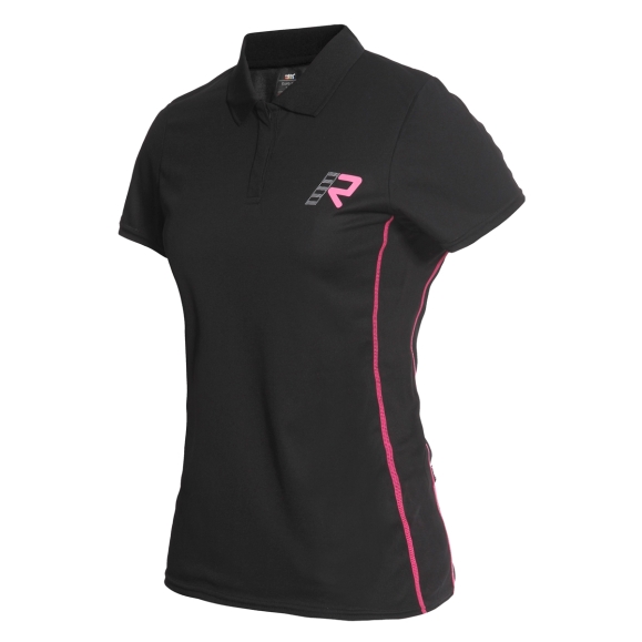 Rukka LUISA Polo-Shirt Sort/Rosa Str. 38/M