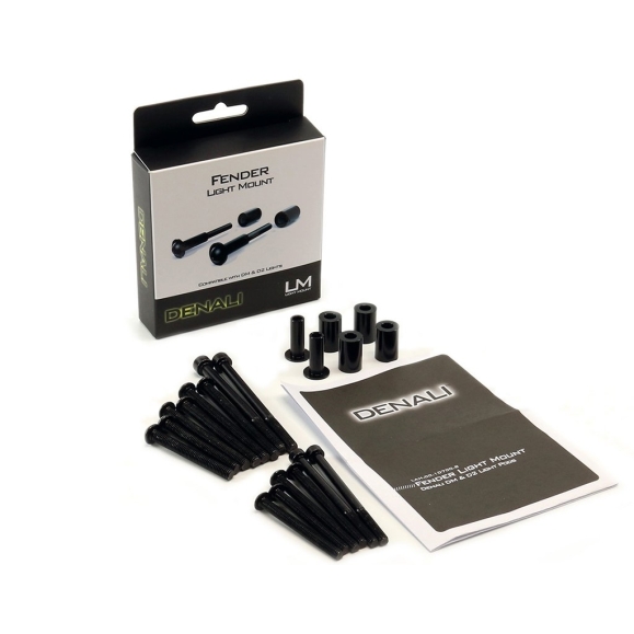 Denali Fender Mount braketter for DM/D2 lys, Sort